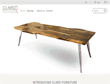 Tablet Screenshot of clarofurniture.com